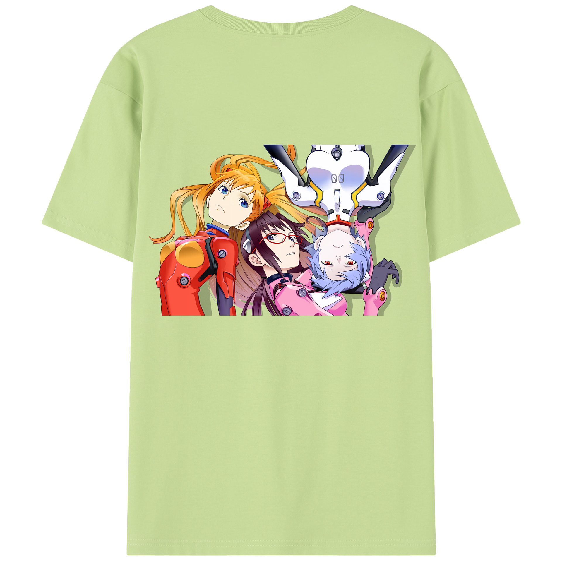 （画像用） EVA 新世紀エヴァンゲリオン 綿100％半袖Tシャツ（背面プリント）